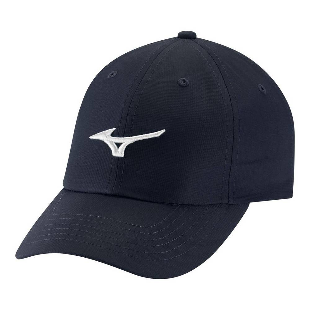 Cappello Mizuno Golf Tour Adjustable Lightweight Small Fit Uomo - Blu Marino/Bianche - 38654-TANV